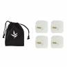 Discos  desmaquillantes reutilizables, bolsa 4uds blanco, de Banbu
