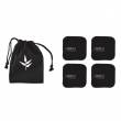 Discos  desmaquillantes reutilizables negro, bolsa 4uds , de Banbu