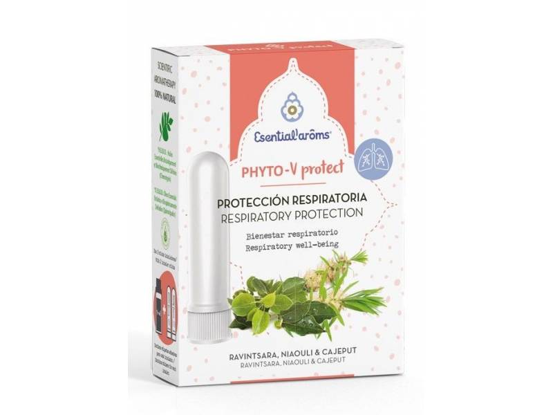 Aceite Protección respiratoria Phyto-V-Protect+ 2 inhaladores 5ml, de Esential'aroms