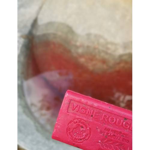 Jabón de Marsella Bio Vid roja 125 g  de, La maison du Marseille