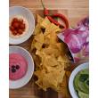 Nachos de Maiz y garbanzos con sal del himalaya 125g,de Anaconda