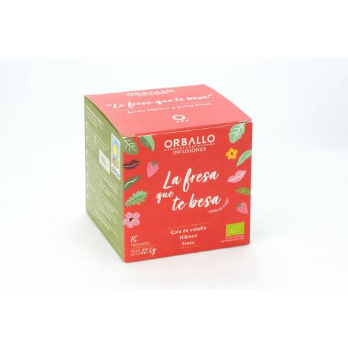 La fresa que te besa Orballo infusiones eco