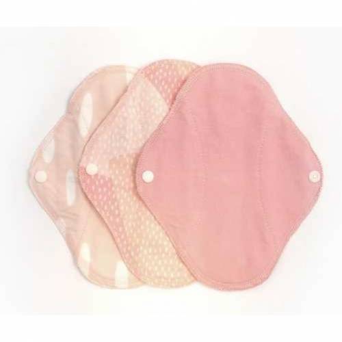 Salvaslips tela pack 3 uds color rosa, de Imse