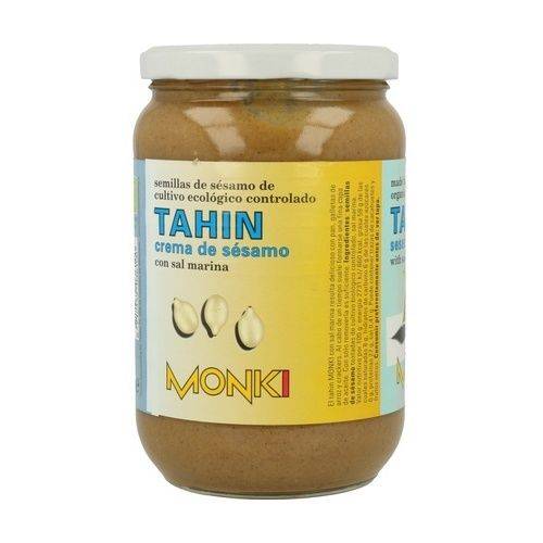 Tahin Crema de Sésamo con Sal Marina, 650g de MONKI